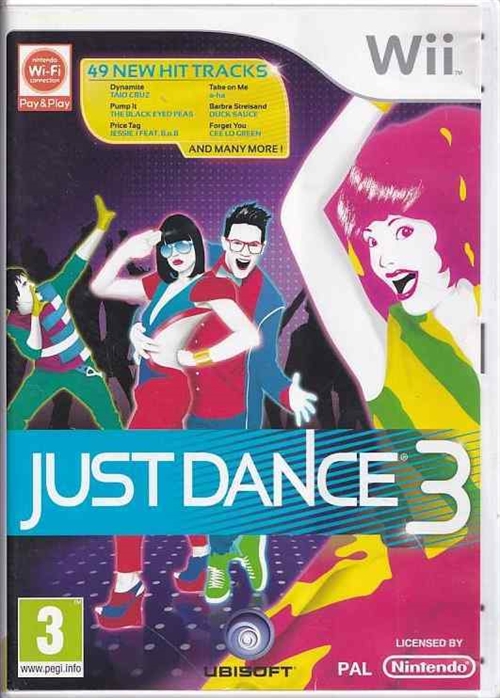 Just Dance 3 - Nintendo Wii (B Grade) (Genbrug)